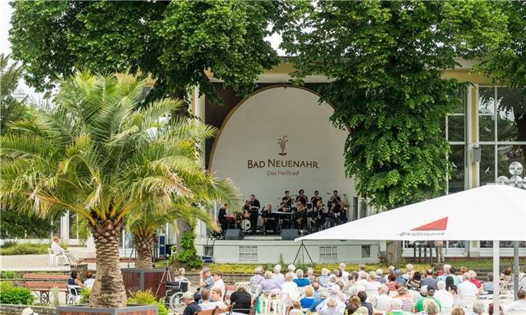 Die Konzertmuschel im Kurpark von Bad Neuenahr bleibt bis auf Weiteres gesperrt. Foto: Archiv/Dominik Ketz