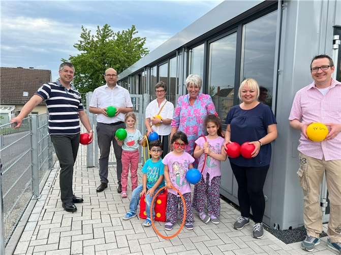 Die Kooperation der KiTa „Rappelkiste“ und dem TV Linz bestehe schon seit 20 Jahren.  Foto: privat