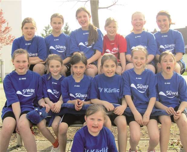 Die Korbball-Nachwuchsmannschaft des TV Kärlich in der Saison 2013/2014.privat