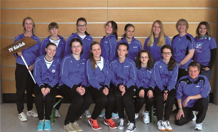 Die Korbballmädchen des TV Kärlich erreichten bei der Deutschen Meisterschaft den 4. Platz. privat