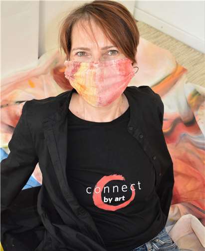 Die Kraft der Kunst nutzen in der aktuellen Corona-Zeit, dazu hatte die Koblenzer Künstlerin Sandra Hundelshausen eine ausgefallene Idee.Foto: Sandra Hundelshausen