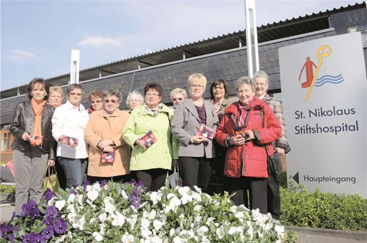 Die Kranken- und Altenheimbesuchsgruppe, es fehlen: Marianne Slomka, Elsbeth Fischer, Rosel Hauröder, Marlies Wimmer. privat