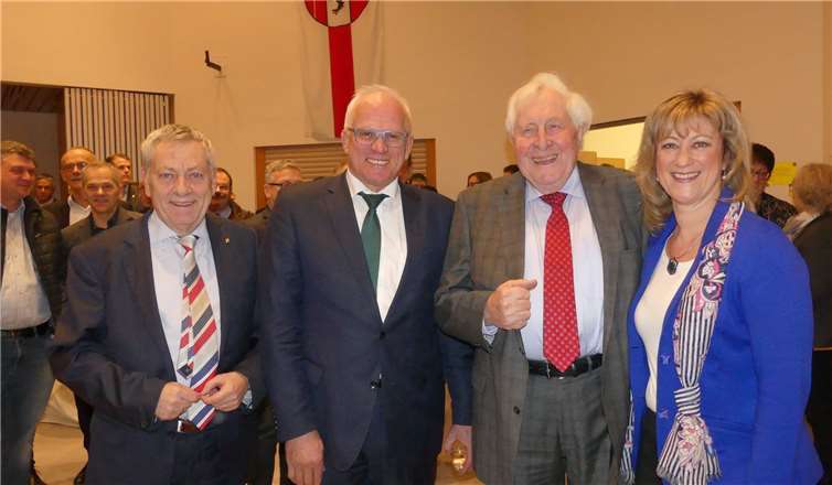 Die Kreis-CDU konnte zum traditionellen Neujahrsempfang den Ehrengast Bernhard Vogel als Festredner begrüßen.Fotos: TE