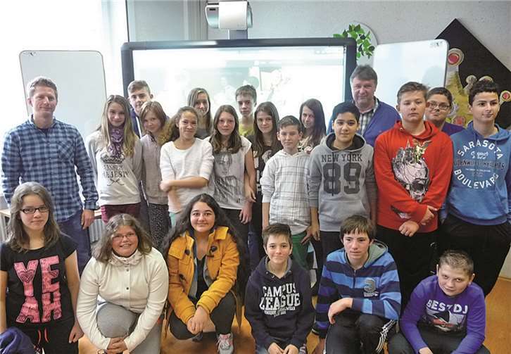 Die Kriminalpolizei nahm sich einen ganzen Morgen Zeit, um jede Klasse der Klassenstufen sieben bis zehn für dieses Thema zu sensibilisieren.privat