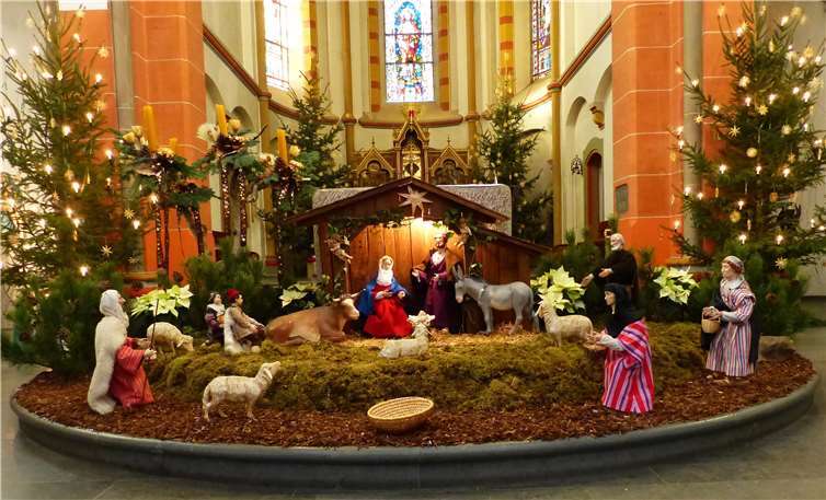 Die Krippe in Miesenheim.Karl Heinz Scheuren