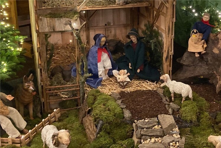 Die Krippe in der Allerheiligenbergkapelle.Foto: Förderkreis Allerheiligenberg Lahnstein e.V.