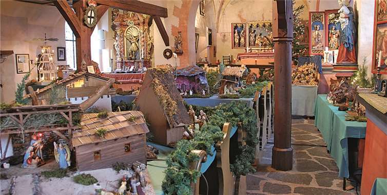 Die Krippenausstellung ist auch zum Jahresende und im Januar geöffnet.privat