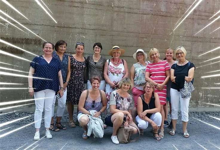 Die Kripper Wasserturm-Möhnen starteten zu ihrer ersten Tour unter neuer Leitung.  privat