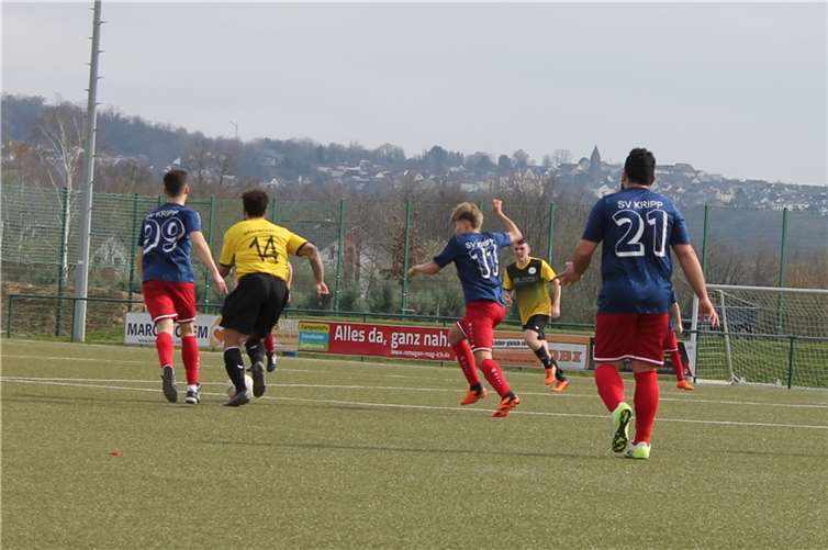 Die Kripper Zweitvertretung konnte einen 4:0-Sieg feiern. Foto: SV Kripp/Marc Göttlicher