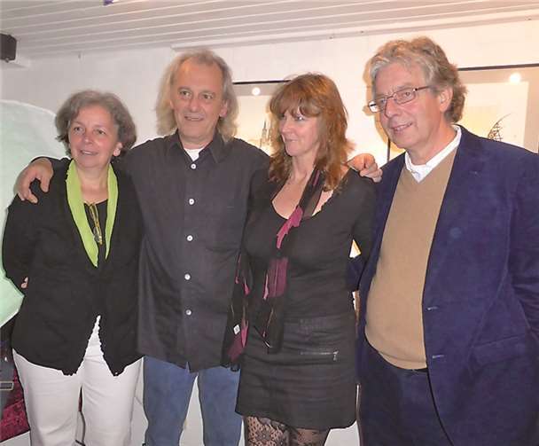 Die Künstler (v.l.): Beate Massar, Alfredo Kirchner, Barbara Ebach-Lesch, Norbert Bogusch. privat