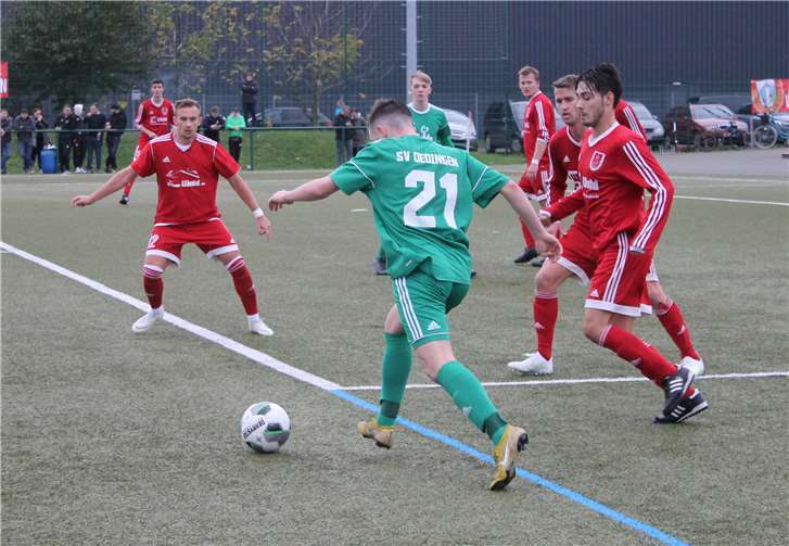 Die Küster Elf des SV Kripp beim Spiel gegen den SV Oedingen. Fotos: privat