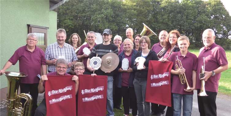 „Die Kuhlen Musikanten“ sind voller Freude.privat