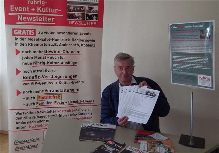 „Die Kultur meldet sich zurück“ mit vielen Highlights im Gratis-röhrig-Veranstaltungs-Newsletter, wenn auch keine Live-Events möglich sind. Foto: Röhrig