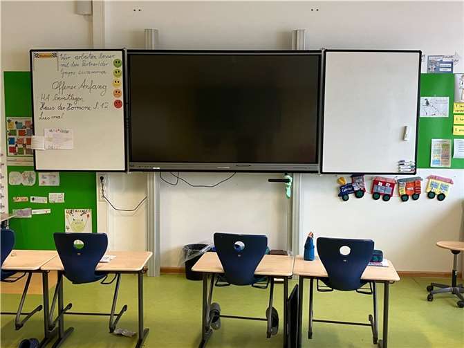Die Kunostein-Grundschule in Engers kann beim Unterricht auf moderne Technik wie iPads und Digitale Tafeln zurückgreifen.  Foto: Mechthild Meier