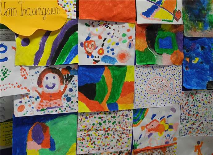 Die Kunst bietet für die Kinder einen Zugang zu den Themen Trauer und Abschied.