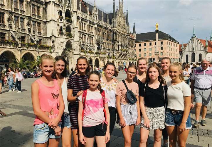 Die LA-Gruppe am Münchener Platz.Fotos: privat