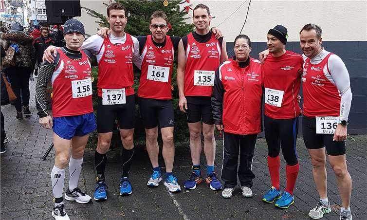 Die LG-5000m-Raser-Mannschaft in Zell. LG HSC Gamlen - RSC Untermosel
