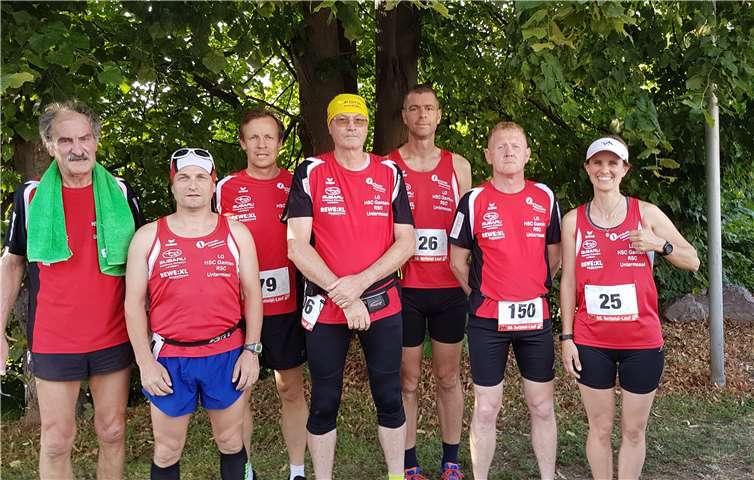Die LG-Gruppe beim 50. Nettetallauf in Ochtendung. Fotos: privat