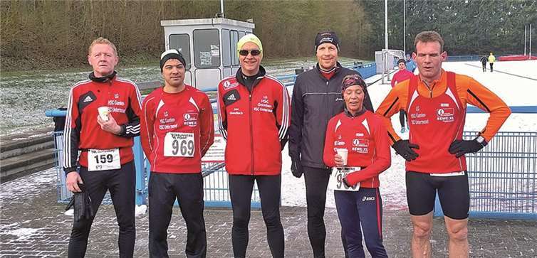Die LG-Gruppe beim Winterlauf am 1. Februar in Ochtendung. privat