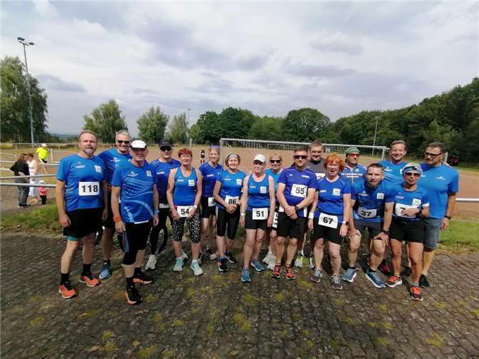 Die LG Laacher See stellte mit 19 Teilnehmenden das größte Team beim 1. Windener Volkslauf.  Fotos: privat