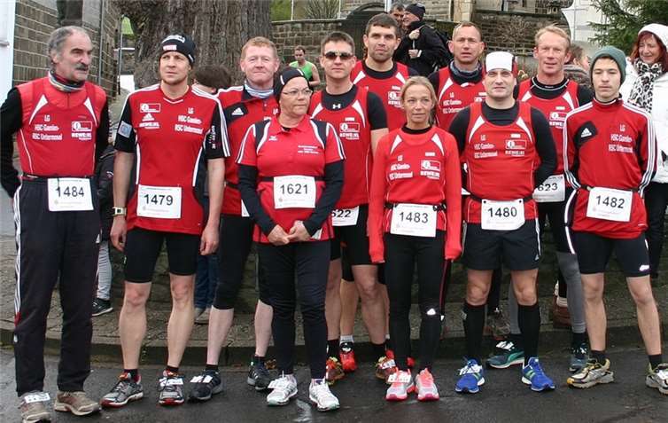 Die LG-Laufgruppe beim Jahresabschlusslauf 2015 in Wehr. privat