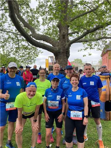 Die LG’ler beim Halbmarathon in Mainz.  Foto: Erich Binzel