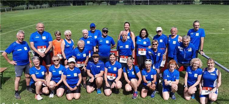 Die LG’ler vor dem Start auf der Mönchsheide.