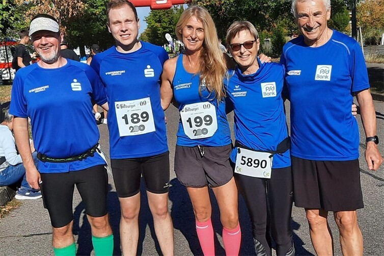 Die LG’ler vor dem Start in Föhren 