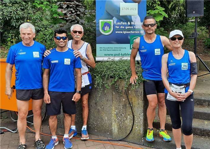 Die LG’ler vor dem Start in Gerolstein.  Foto: Erwin Wagner