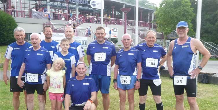 Die LG’ler vor dem Start in Koblenz (es fehlen Simone und Marvin Schmitz). privat