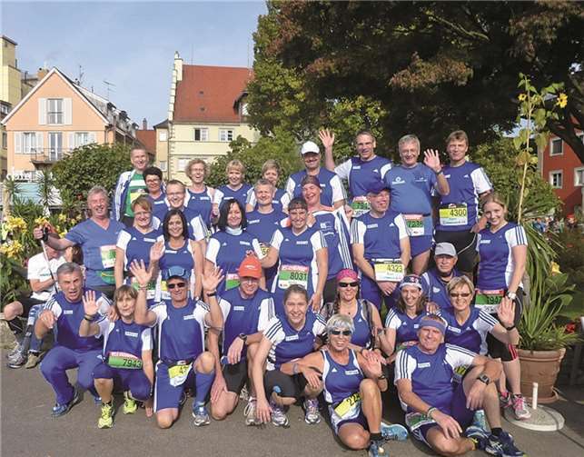 Die LG’ler vor dem Start in Lindau.privat