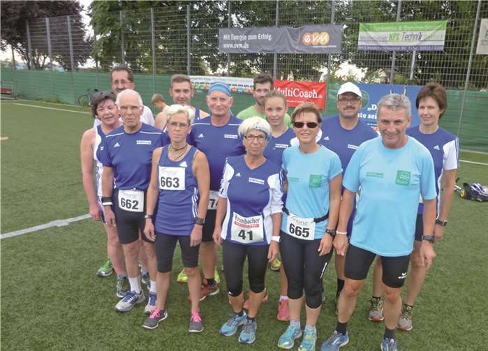 Die LGler vor dem Start in Weitersburg. privat