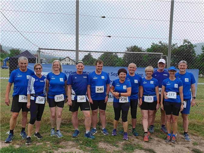 Die LG’ler vor ihrem Start in Bengel.  Foto: Wolfram Braun