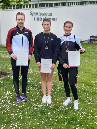 Die LK1- Turnerinnen Celina, Lina und Nora. Foto: Conny Dott