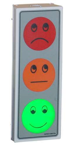 Die Lärmampel.  Unfallkasse Rheinland-Pfalz