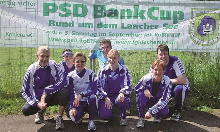 Die Läufer der LG Laacher See beim 4. Volkslauf des TuS St. Sebastian. privat