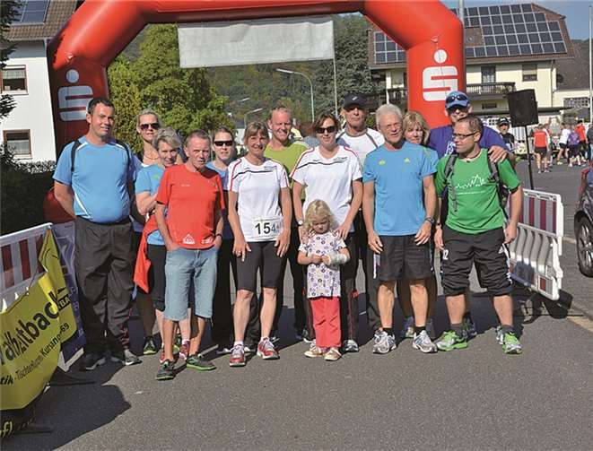 Die Läufer des TuS St. Sebastian reisten mit Unterstützung beim diesjährigen Teammarathon an. Privat