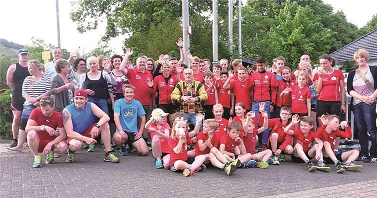 Die Läuferschar wünscht Hardy Hoss alles Gute.Privat