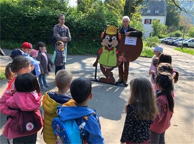 Die LahnEggs-Kinder auf ihrem Ausflug.  Foto: Stadt Lahnstein