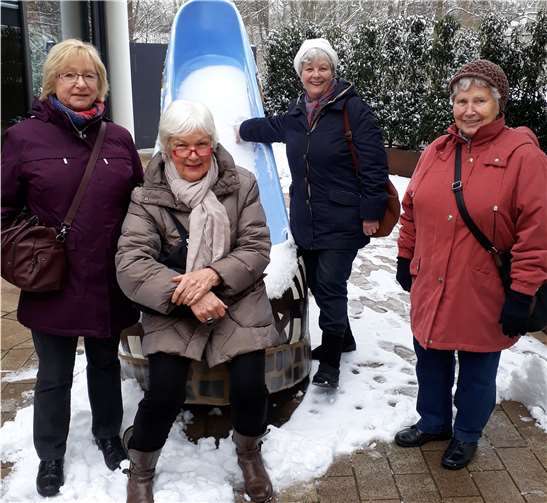 Die LandFrauen ließen sich vom erneuten Wintereinbruch nicht aufhalten. Privat