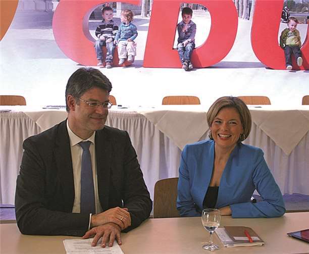 Die Landes- und Fraktionsvorsitzende Julia Klöckner und Generalsekretär Patrick Schnieder erläuterten die Ergebnisse der Klausurtagung der Landes-CDU.WER