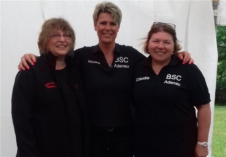 Die Landesmeisterinnen Bianca Hilger, Michaela Gröff und Claudia Metz-Schmitt. privat