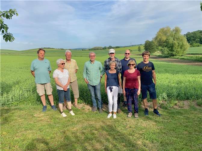 Die Landschaft zeigte sich jetzt in einem anderen Licht als zuletzt im Januar.  Foto: privat