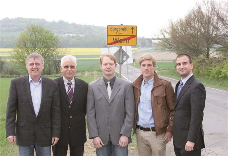 Die Landstraße Wehr L82 wurde inspiziert.privat