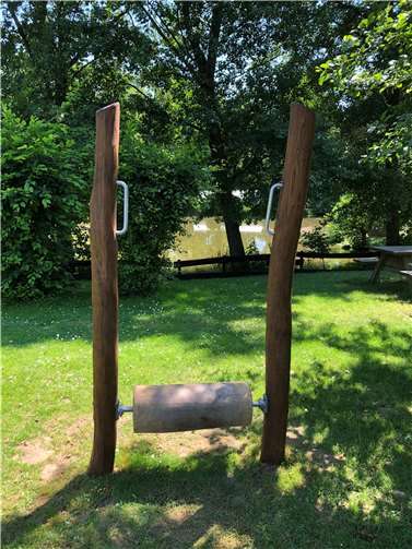 Die Lauftrommel erfordert Koordination und Mut. Fotos: privat