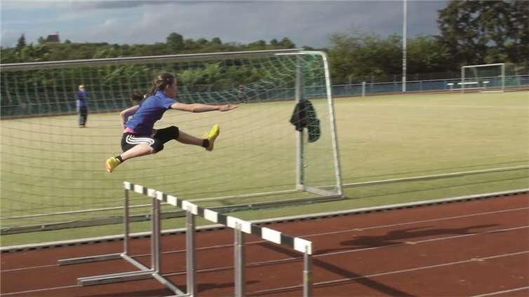 Die Lehmener Leichtathleten gingen im Sprint an den Start. privat