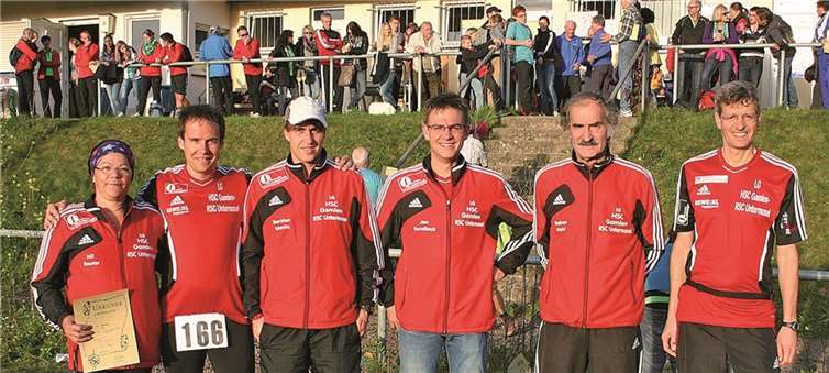 Die Leichtathleten bei der COC-Cross-Serie in Klottenprivat