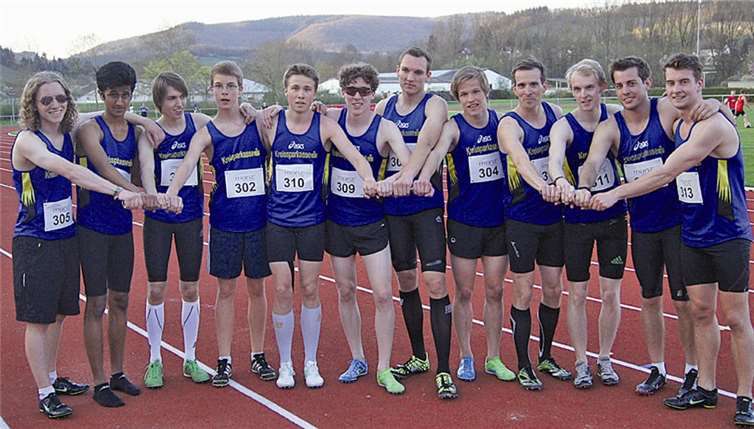 Die Leichtathleten der LG Kreis Ahrweiler freuten sich über ihre Erfolge. privat