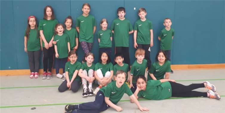 Die Leichtathletik-Kids können stolz auf ihre Leistungen sein.privat