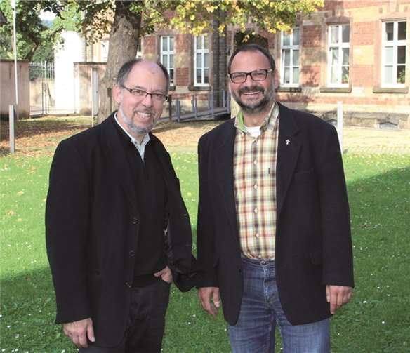 Die Leiter Stephan Wolff (li.) und Johannes Schaffrath (re.). Bischöfliche Pressestelle Trier